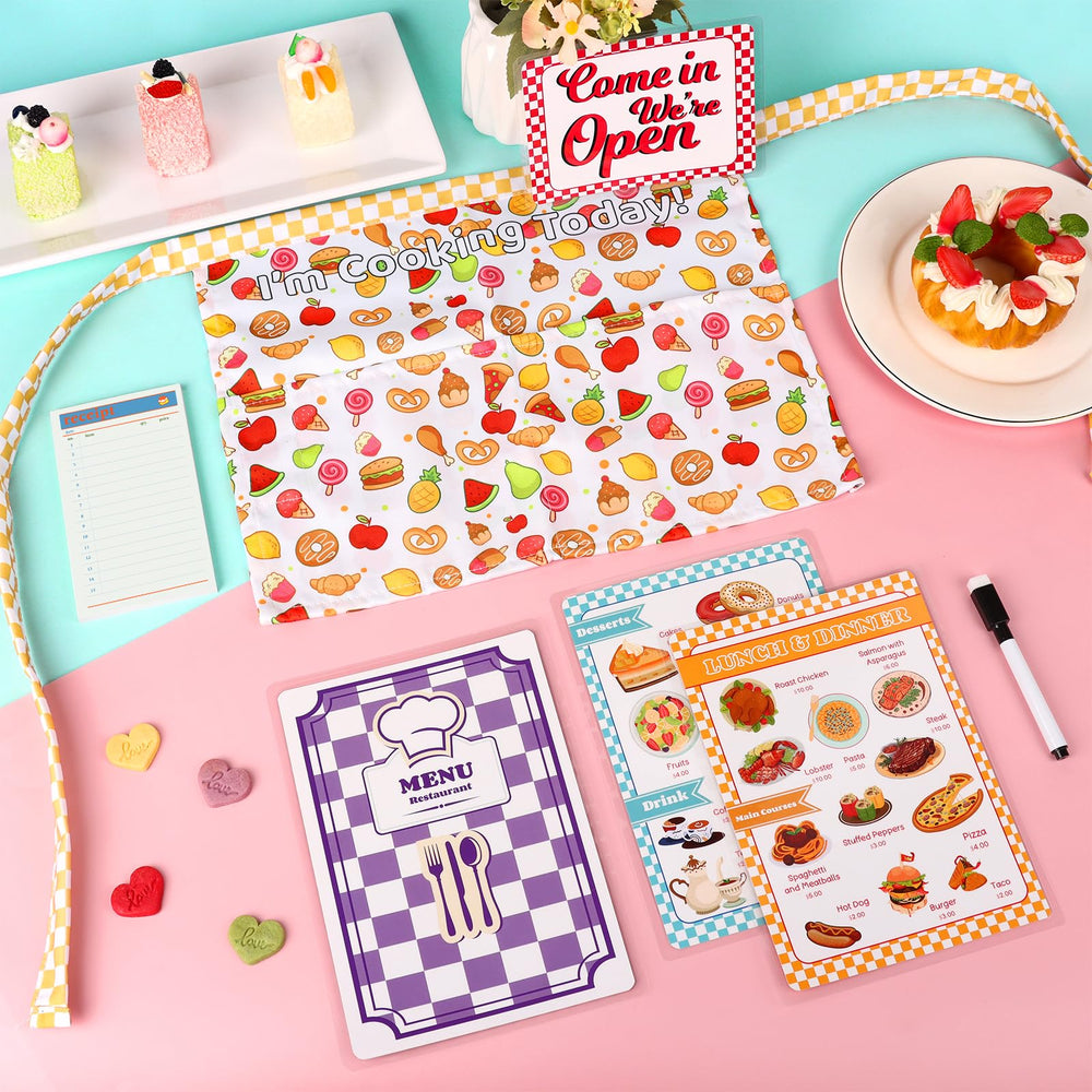 SHIQIKEJIPTY durable restaurant props invite family role play sessions.