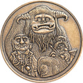 Shire Post Mint Labyrinth friendship token front view, ready for gifting to a friend.