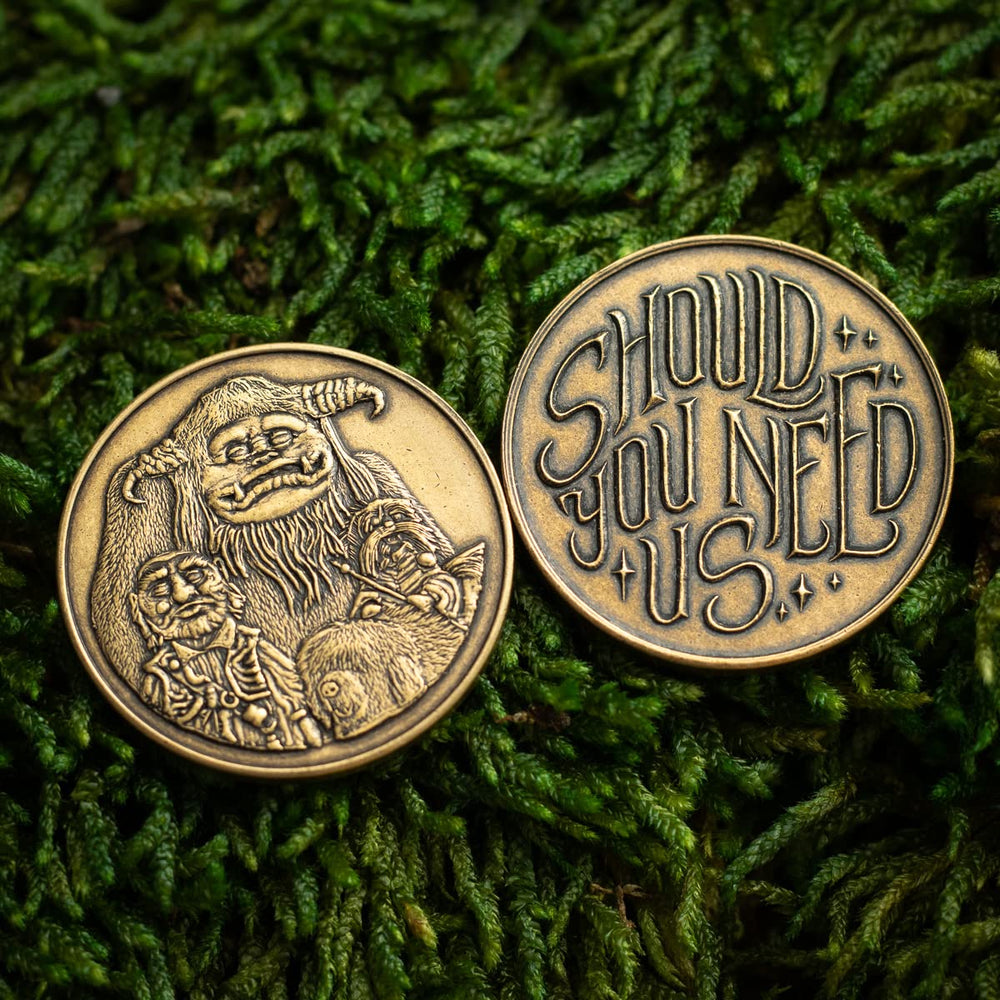 Shire Post Mint Labyrinth portrait token shows Ludo, Hoggle, Didymus, and Ambrosius together.