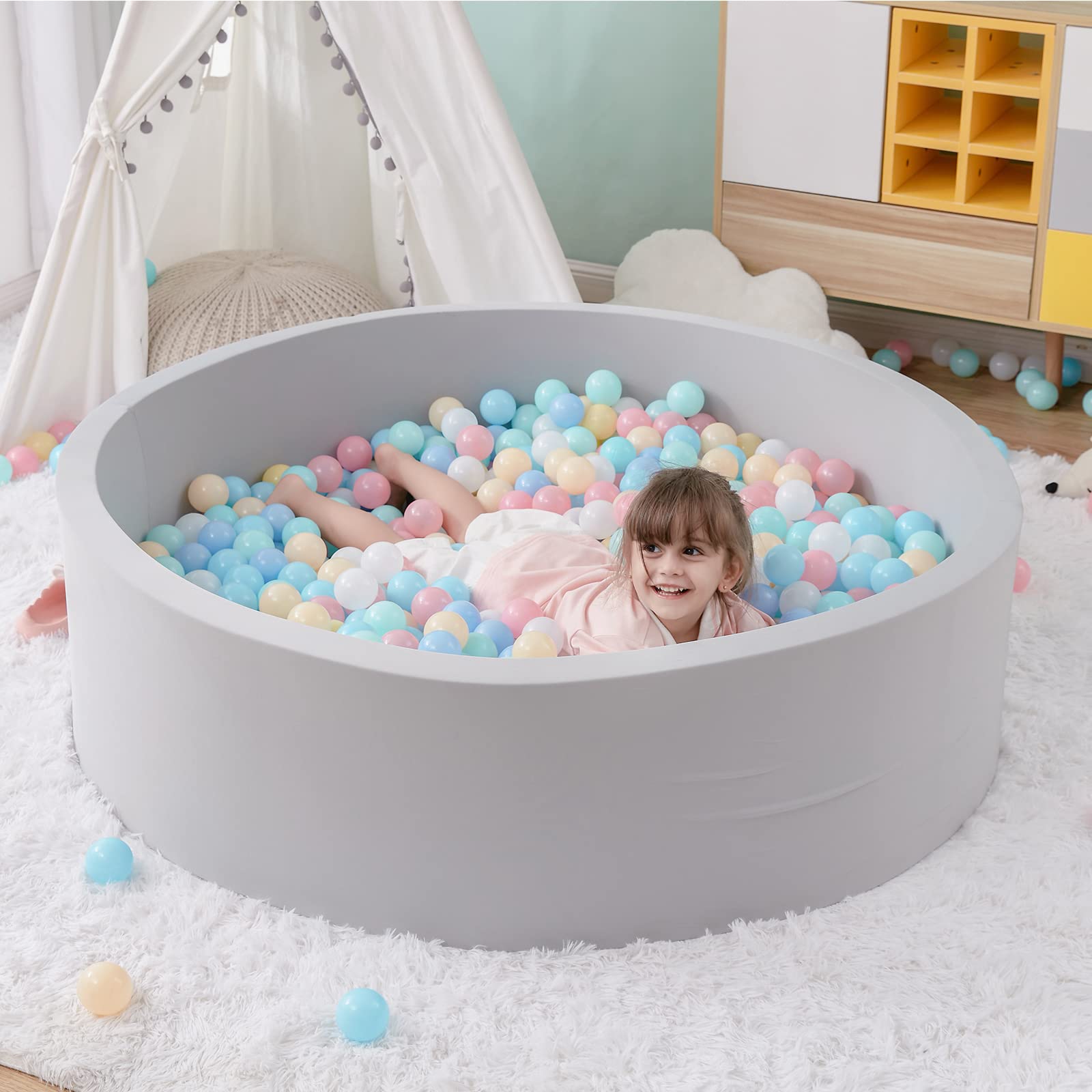 SHJADE ball pit gift-ready box makes a thoughtful birthday present.