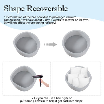 SHJADE ball pit vacuum-packed unboxing and reshaping possibilities
