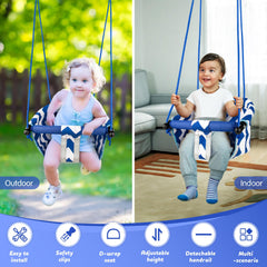Shker Toddler Swing with detachable armrests for easy seating
