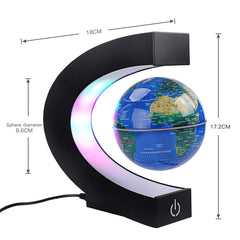 Shoclematirul maglev world rotates for captivating office display.
