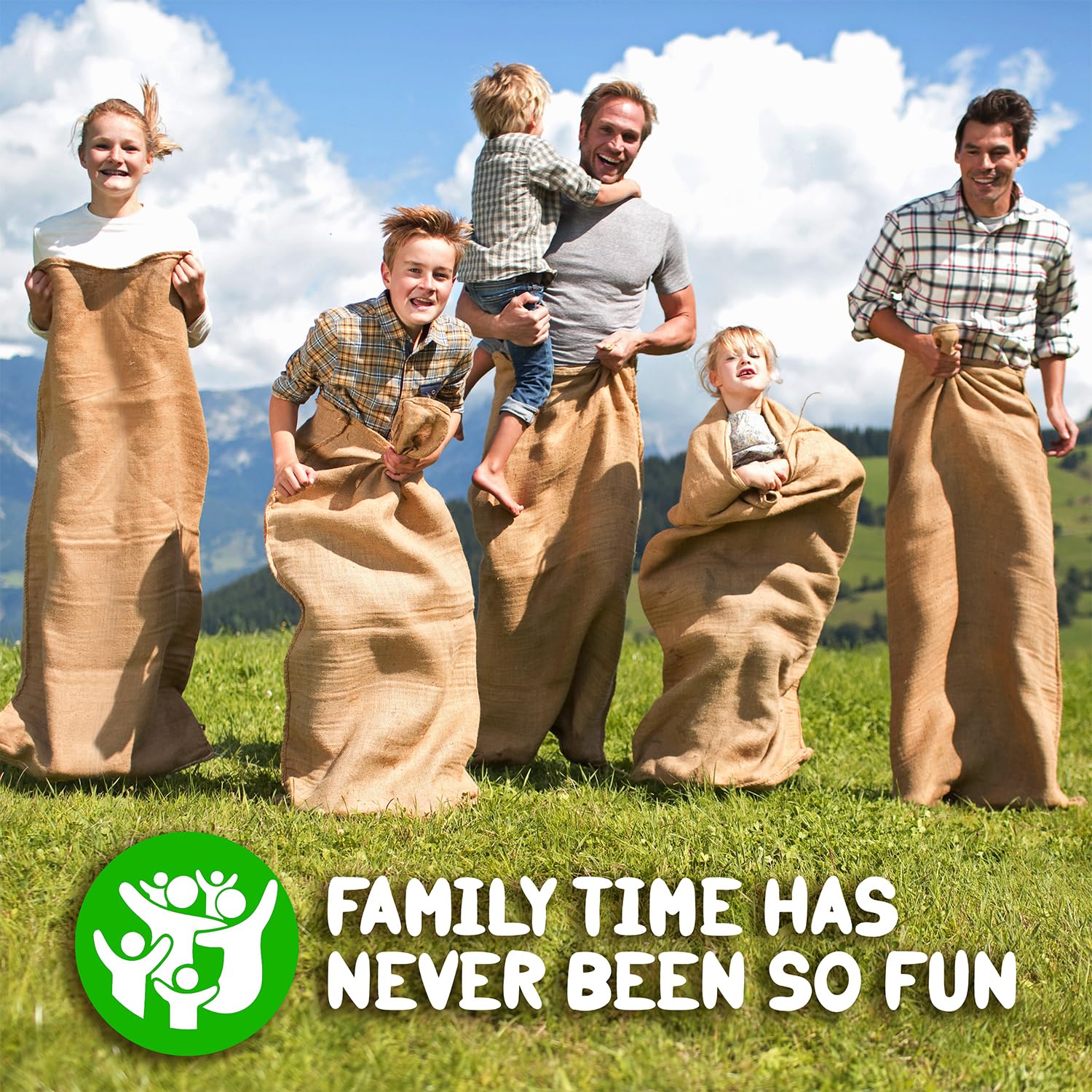 Biodegradable burlap aligns with sustainable party planning and events.