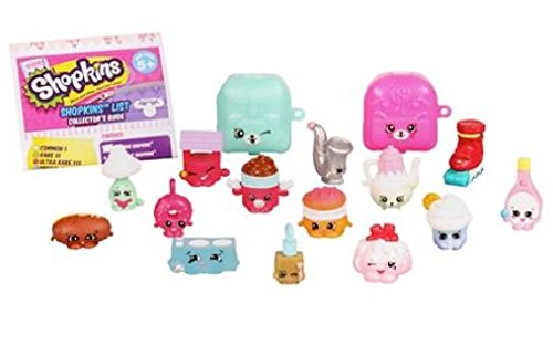 Shopkins Season 5 12-pack collectible figures, bright characters ready for trade.