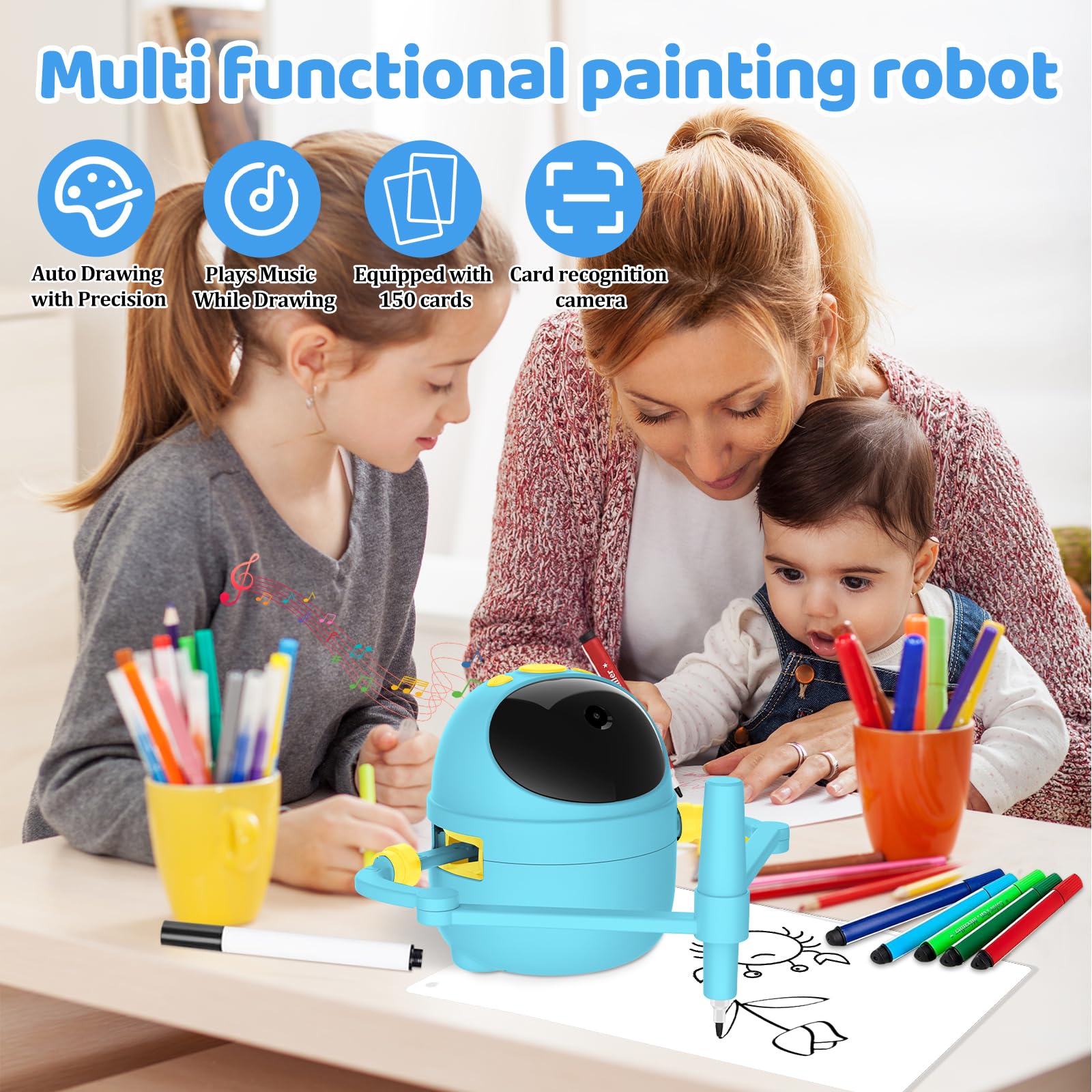 Shovira drawing robot acts as a playful learning tool for young artists