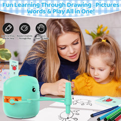 Shovira drawing robot draws step-by-step shapes for practice