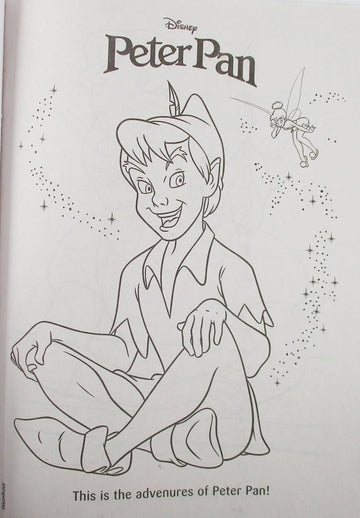 Show-Offs Neverland activity back, interactive pages to extend play beyond coloring