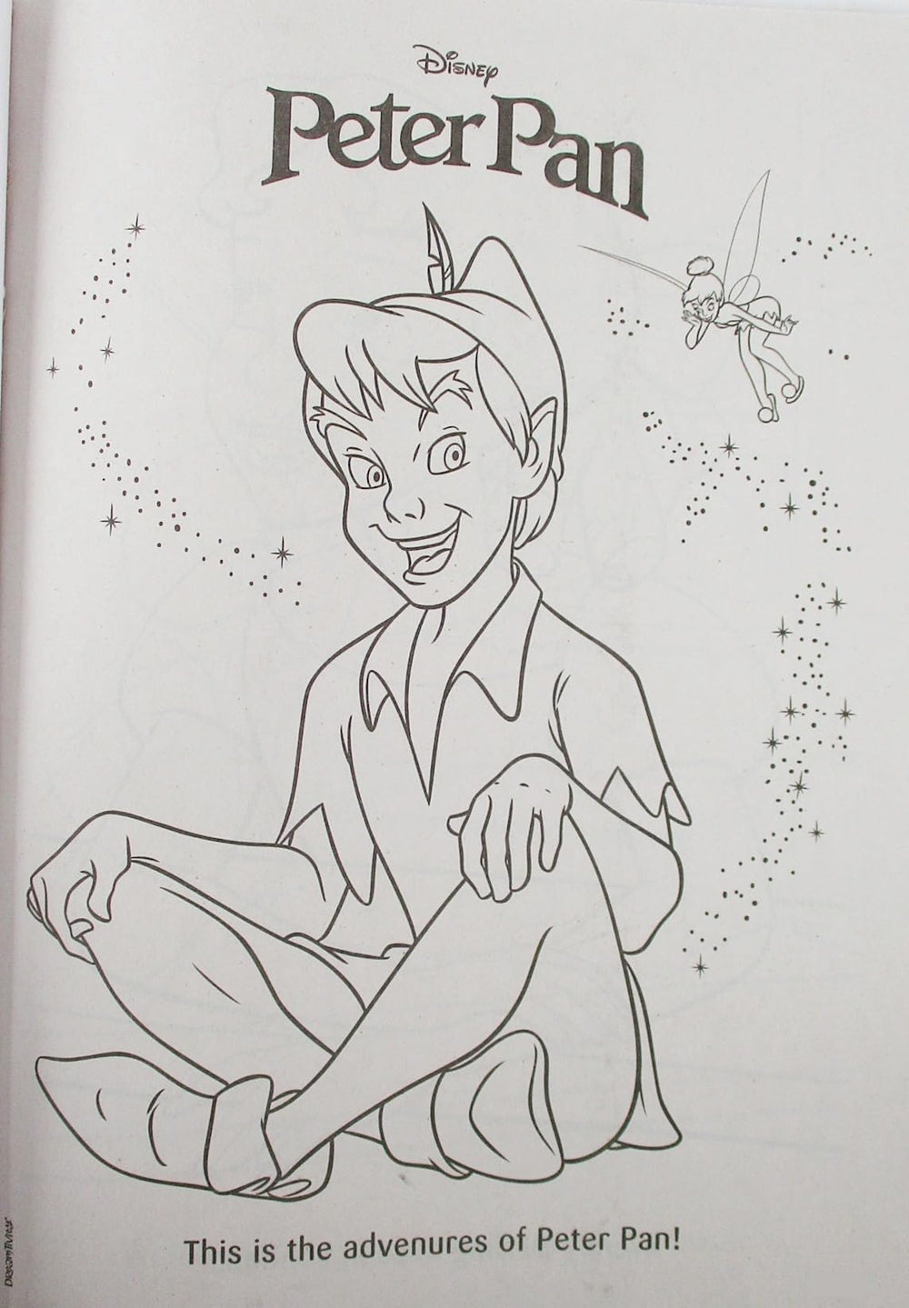 Show-Offs Neverland activity back, interactive pages to extend play beyond coloring