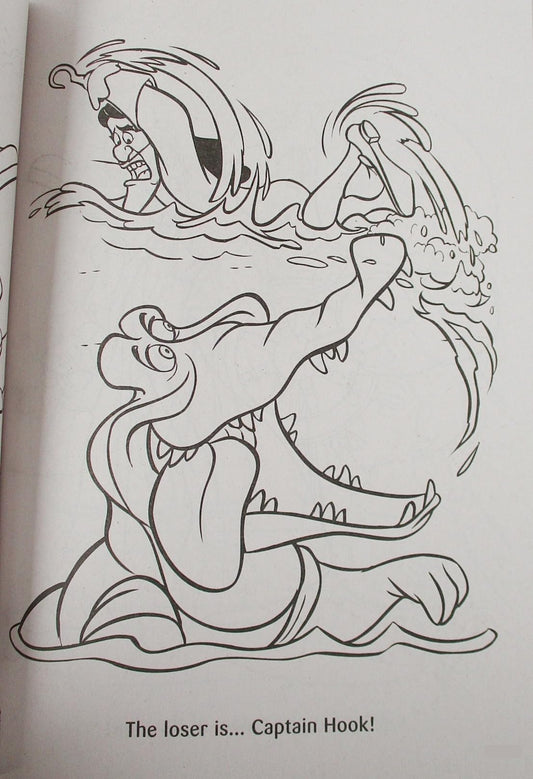 Show-Offs Peter Pan coloring pages sample, detailed scenes encourage creativity during at-home coloring