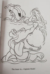 Show-Offs Peter Pan coloring pages sample, detailed scenes encourage creativity during at-home coloring