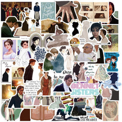 Showsup Pride and Prejudice stickers on water bottle add color and personalization