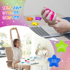 SHQDD ergonomic star design fits comfortably in your hand during use.