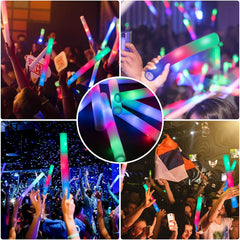 SHQDD LED foam stick glow for pool party glow during water events.