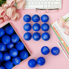 SHQDD bulk pack stress balls ready for classrooms