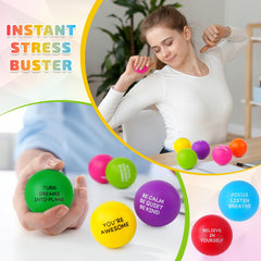 SHQDD stress ball white palette provides calm color variety on a desk.