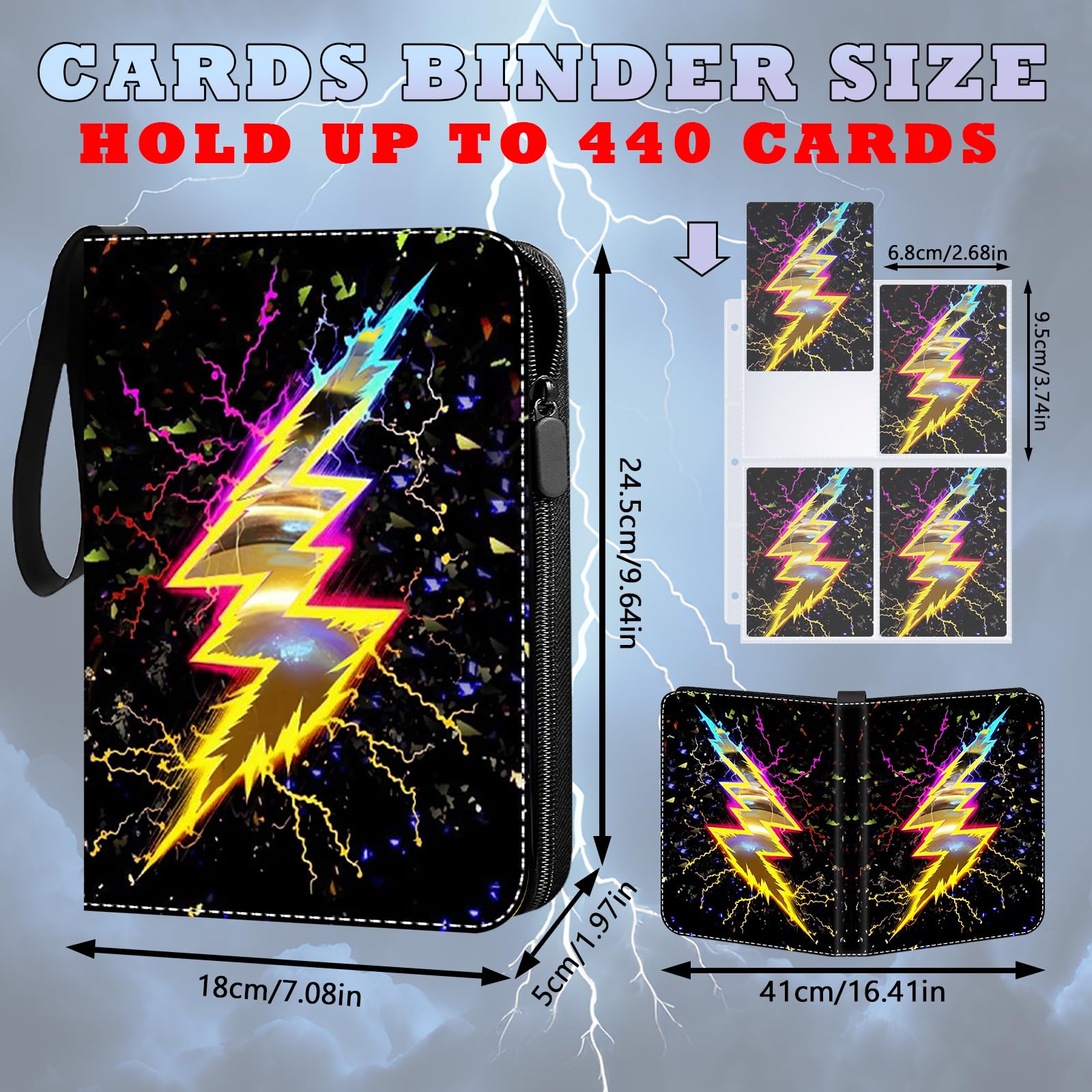 ShrewdYuya binder with secure zipper protects cards during transport