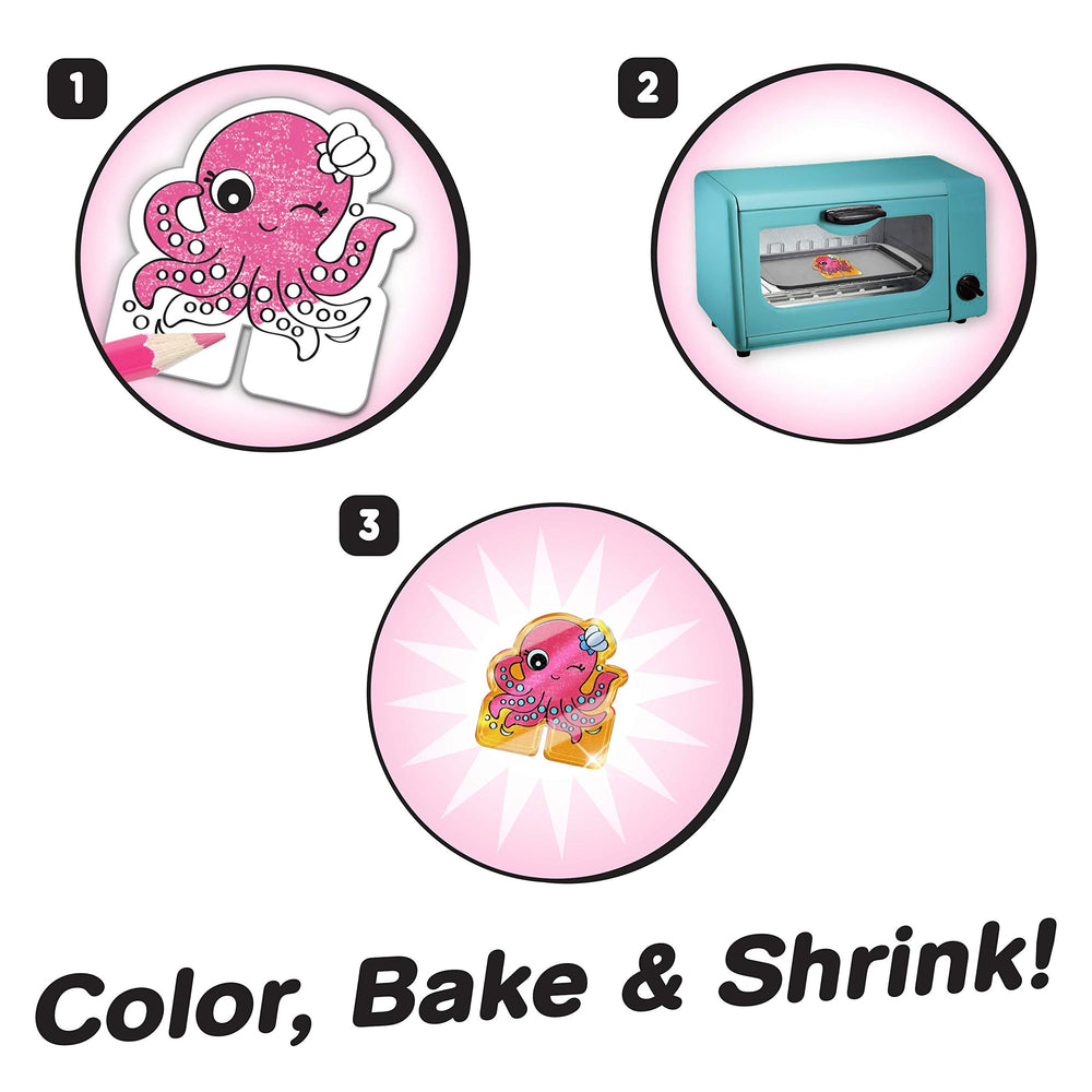 Shrinky Dinks Minis Mermaids all-in-one kit for gift-ready art
