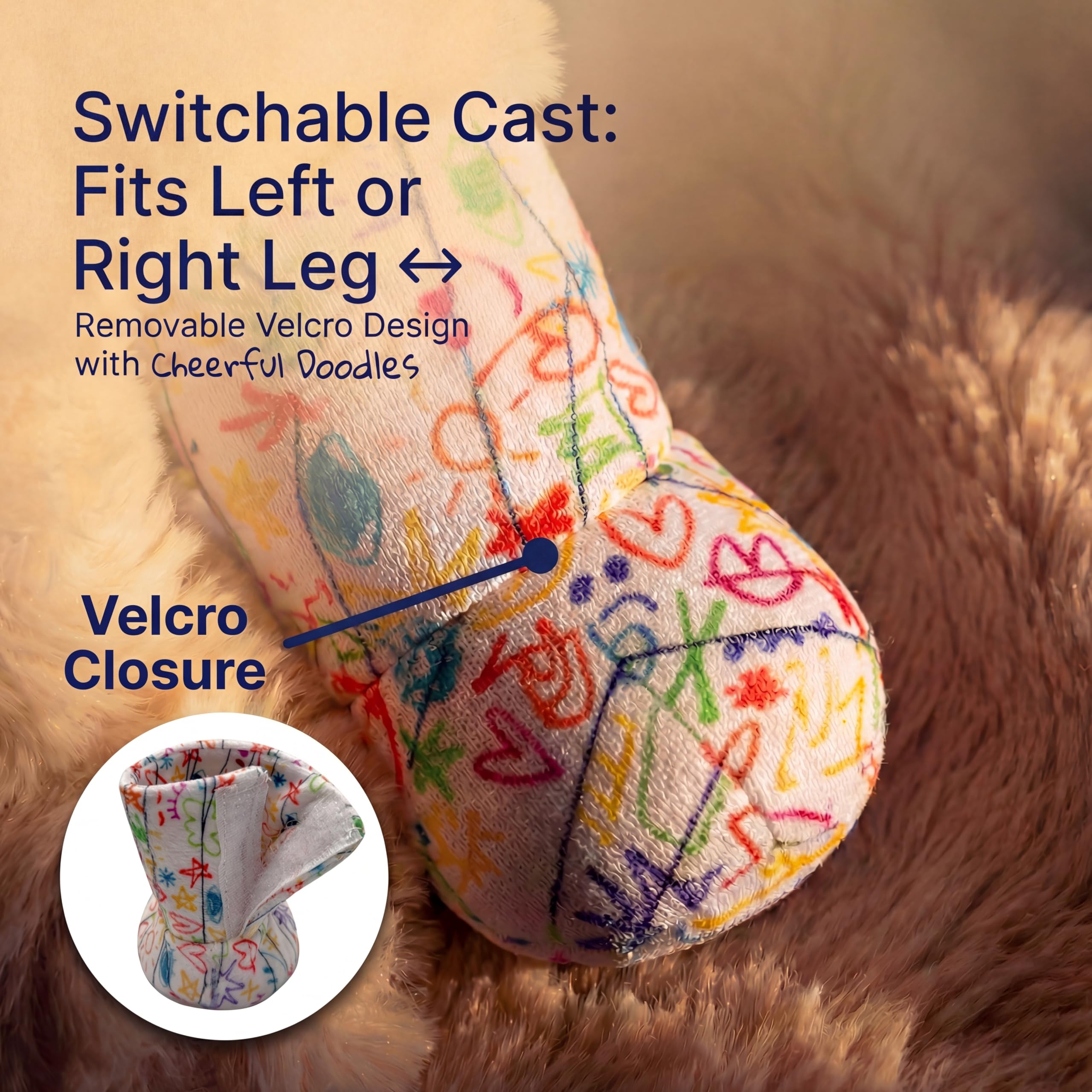 SHSEEN reversible cast left-right mirrors user injury for personalization