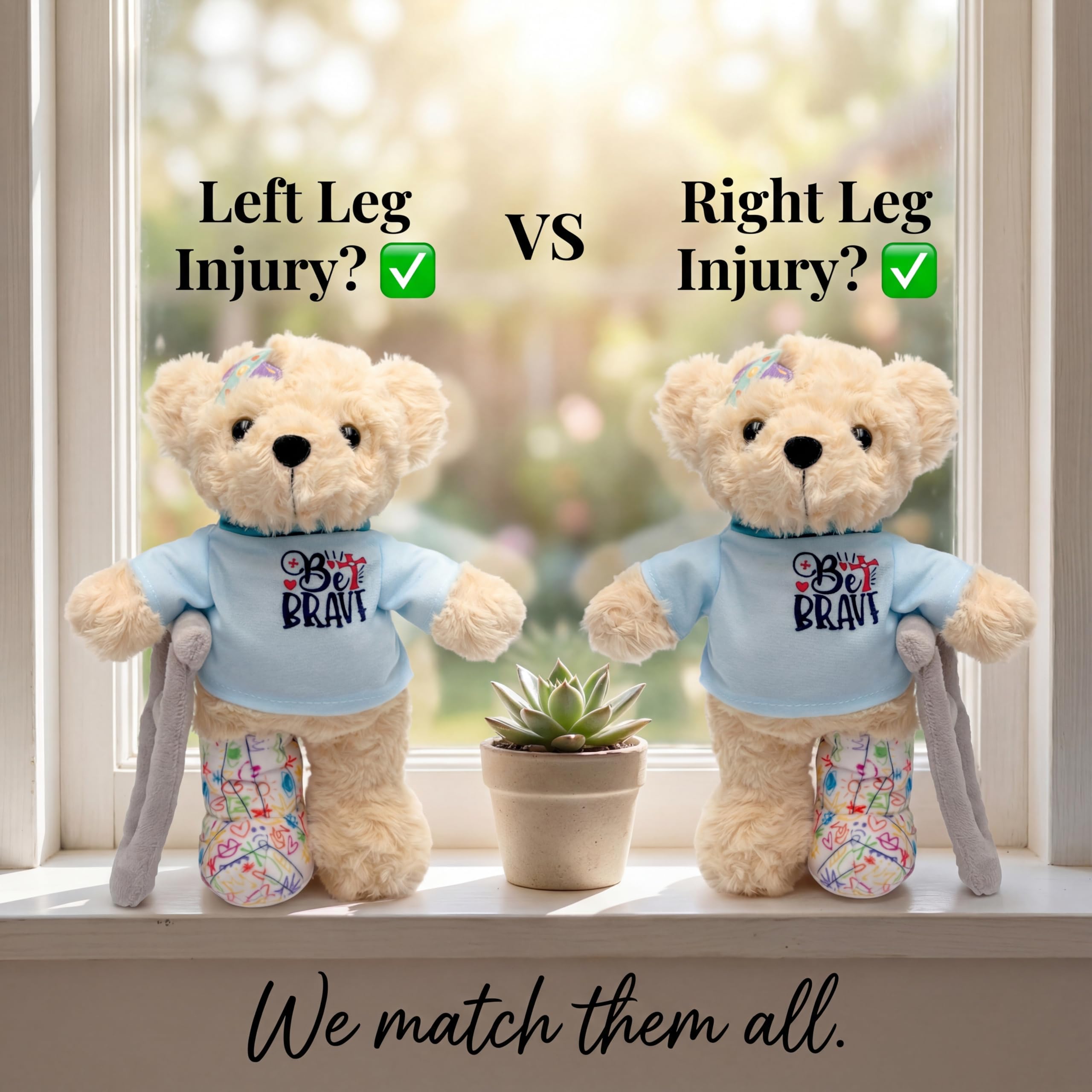 SHSEEN teddy on hospital bed as a comforting companion