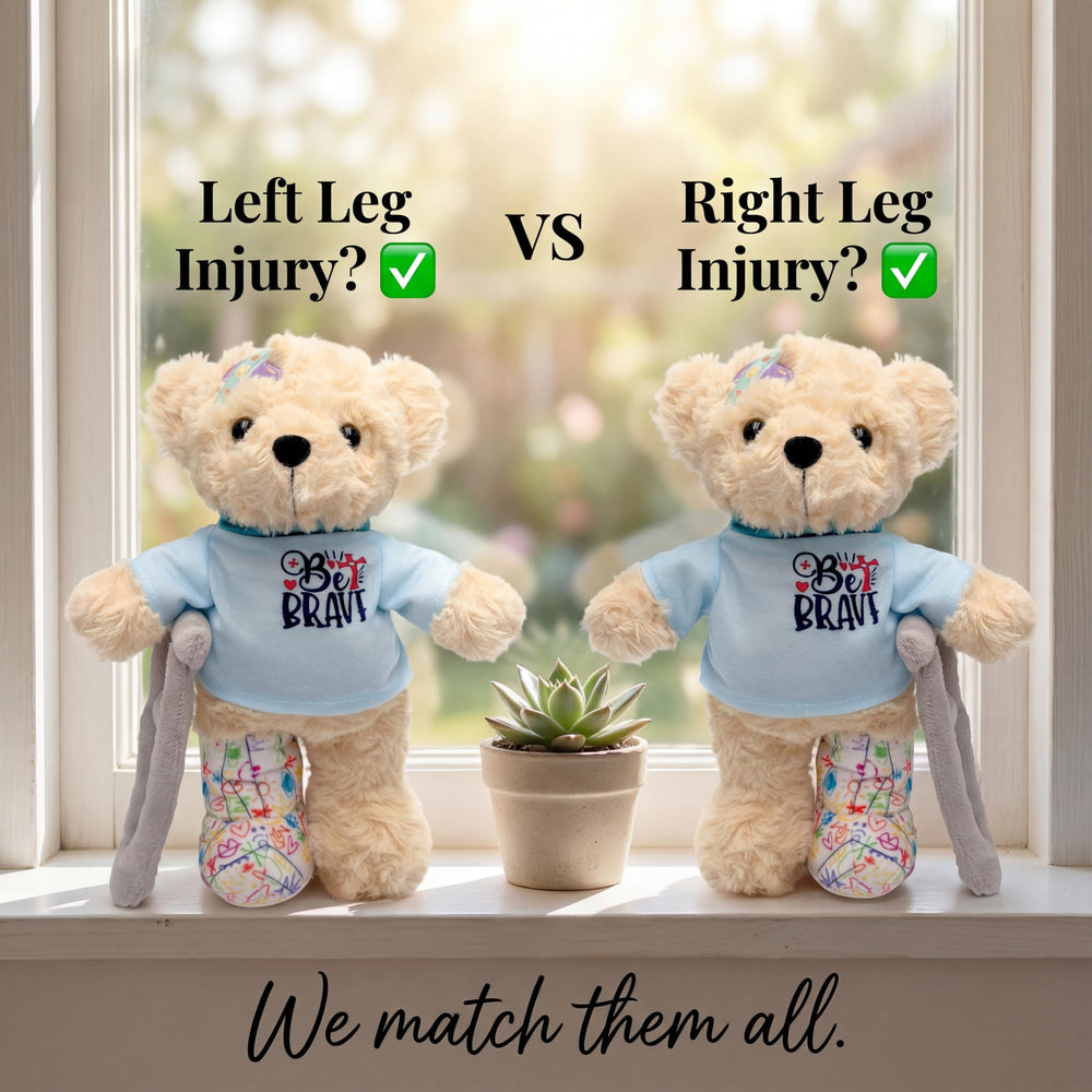 SHSEEN teddy on hospital bed as a comforting companion