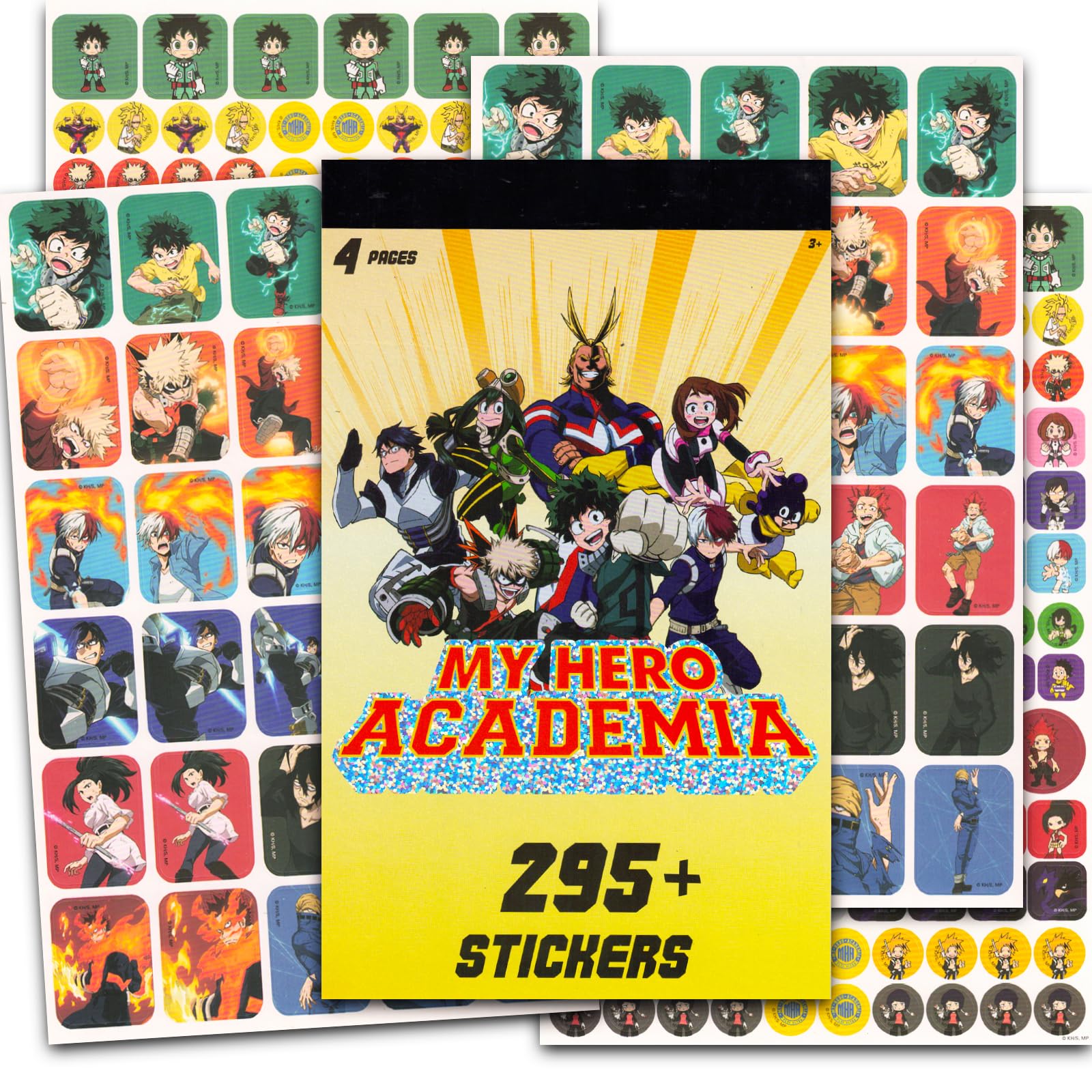 Shueisha mega anime sticker set Rex-Man door hanger included for extra fun.