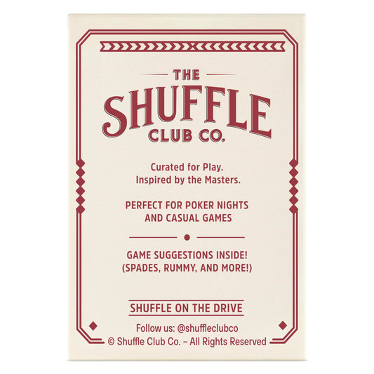 Premium cardstock with a clean finish for smooth shuffles and durability.