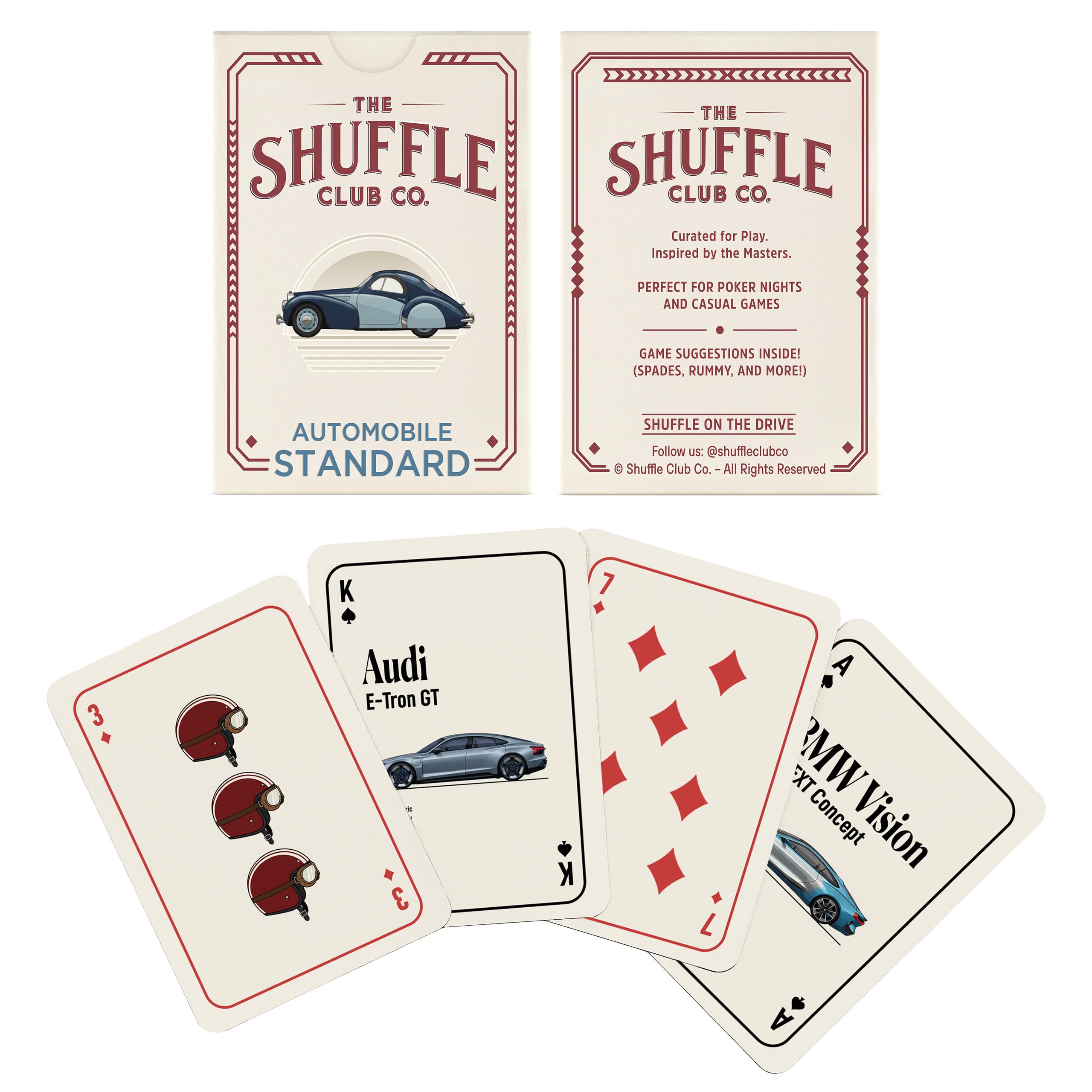 Standard poker size deck ideal for classic games and cardistry.