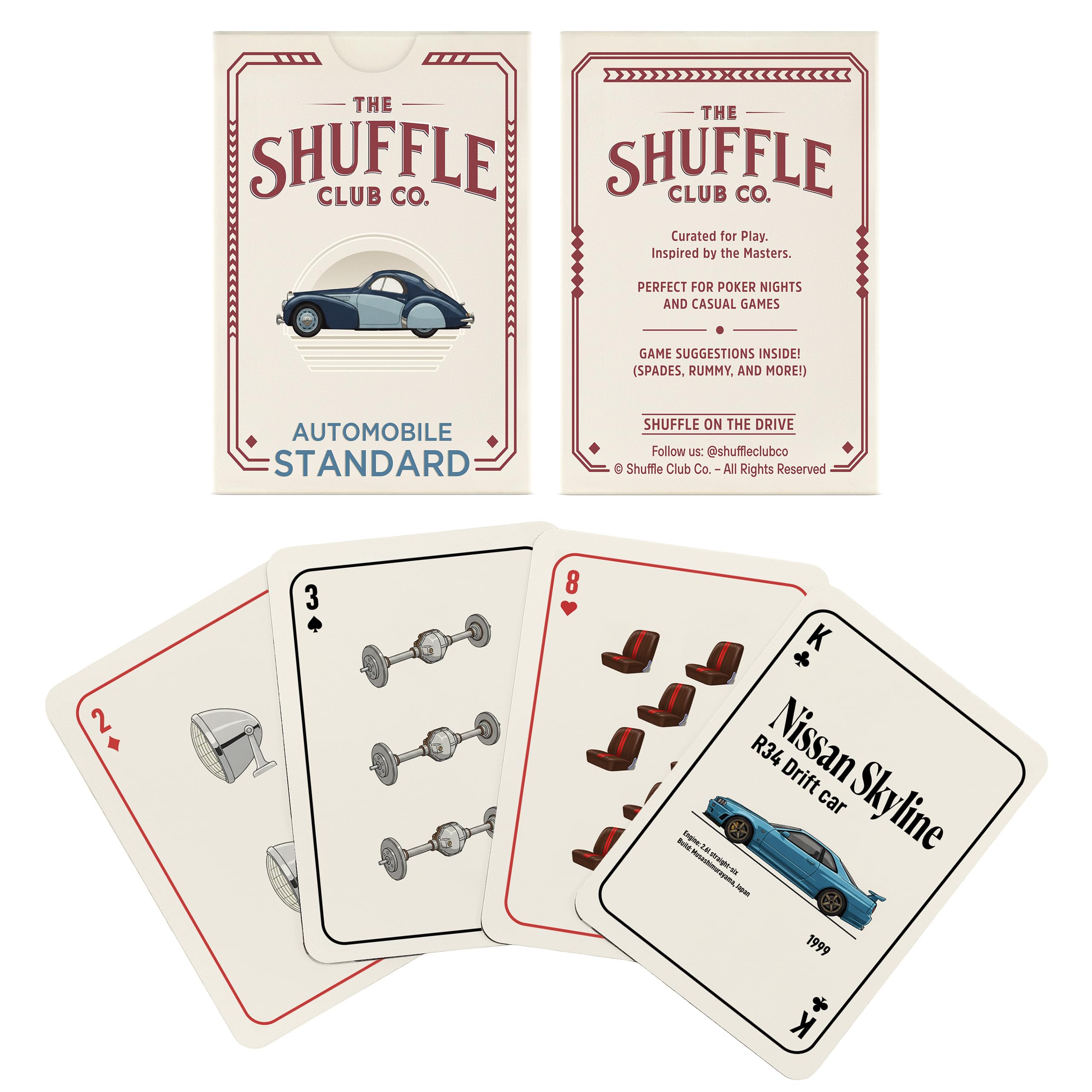 Unique gift for car lovers with bold automotive-inspired design.