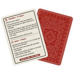 Poker-size Shuffle Club Western deck fits standard play and cardistry smoothly