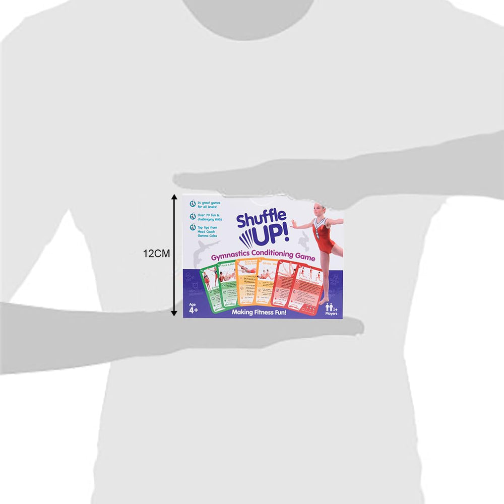 Shuffle Up Gymnastics Card Games training sequence cards aid progressive skill build