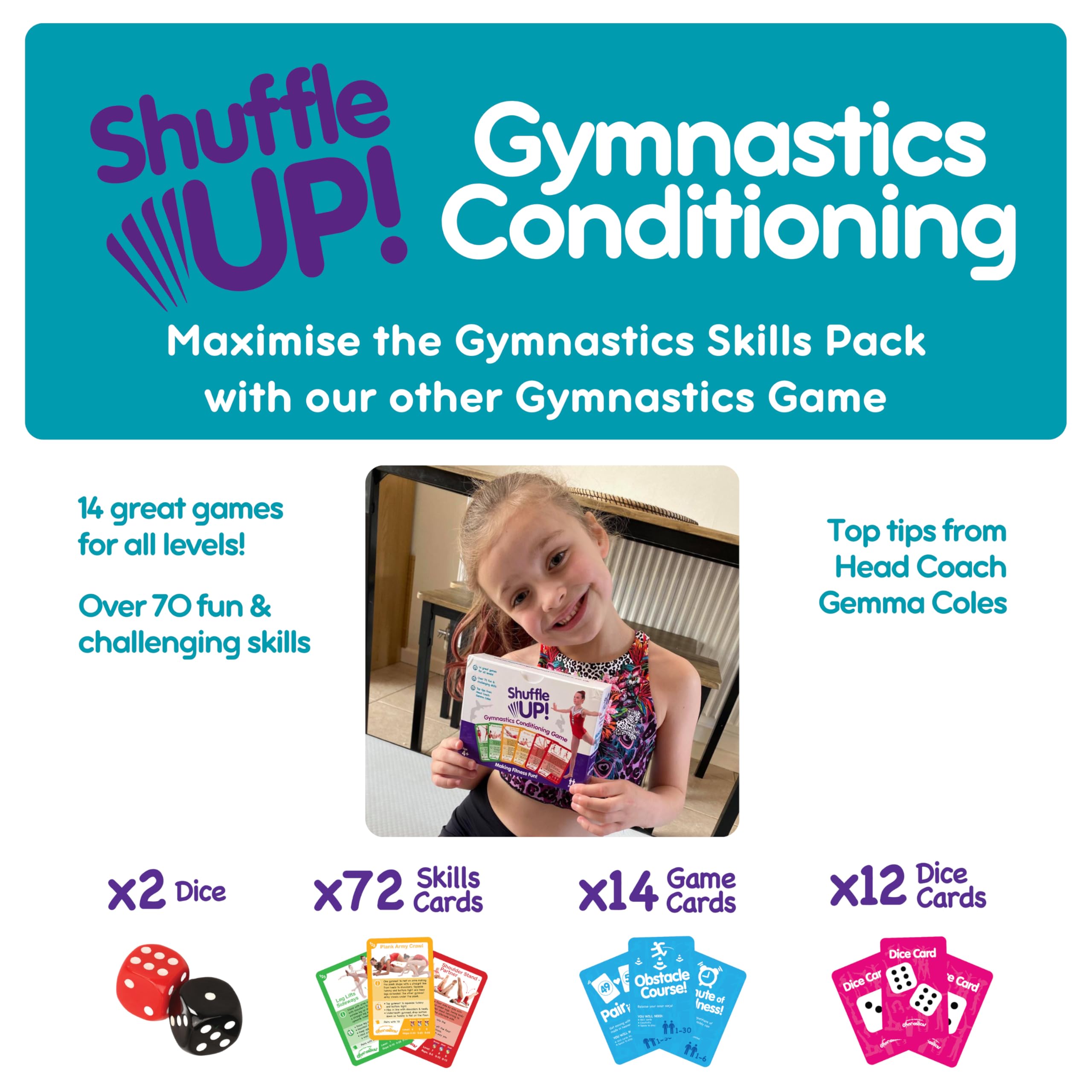 Shuffle Up Home Gymnastics Accessories enable versatile at-home training sessions.