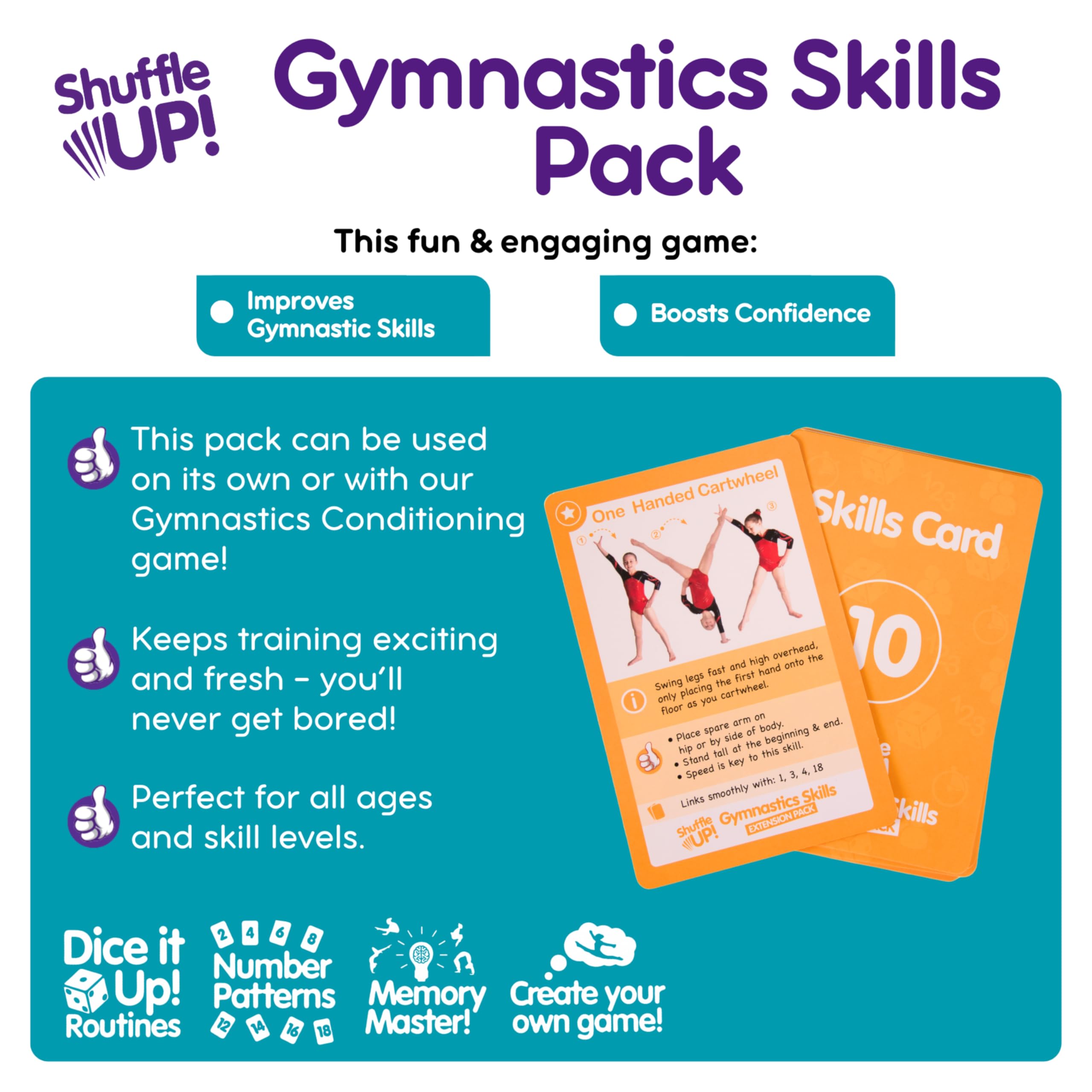 Shuffle Up Kids Gymnastics Activities encourage skill-building with engaging challenges.