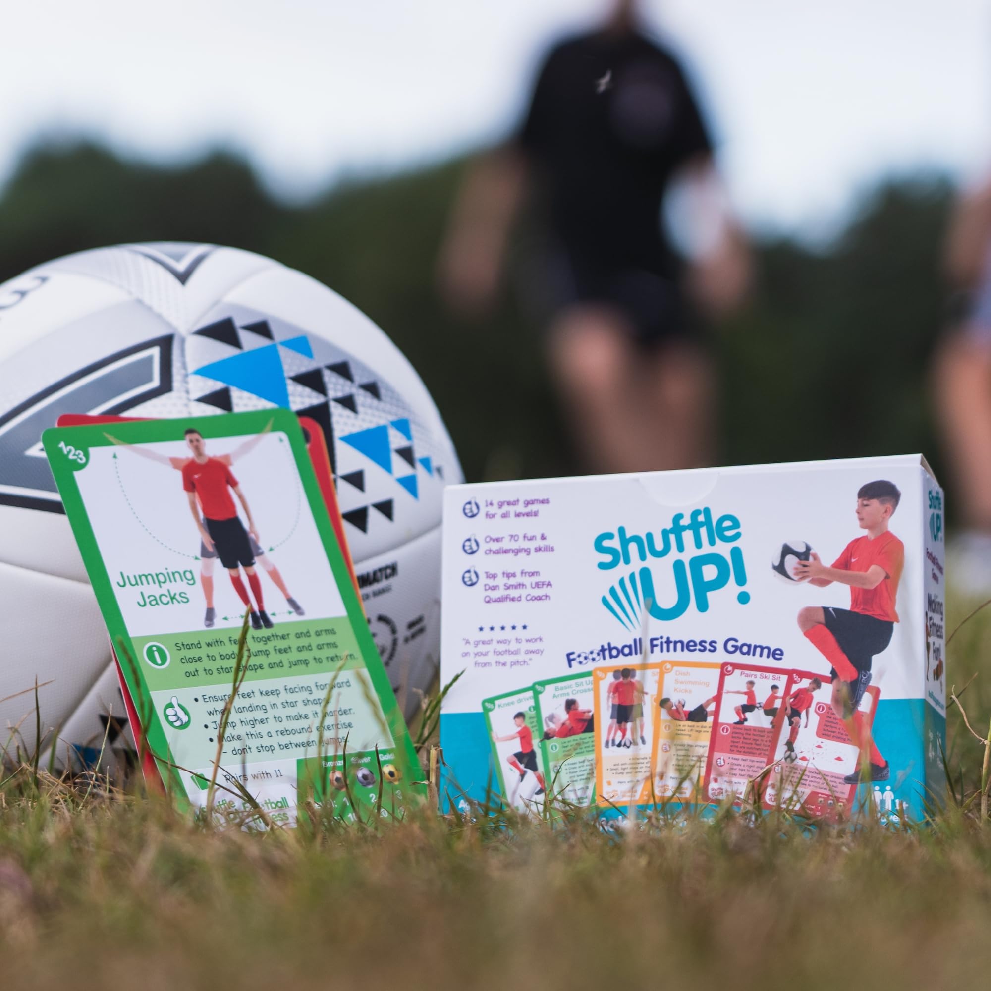 Shuffle Up Soccer Card Games: large cards for easy viewing during play