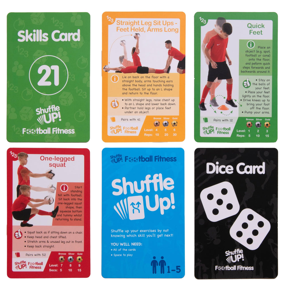 Shuffle Up Soccer Card Games: kid-friendly design for easy rule learning and setup
