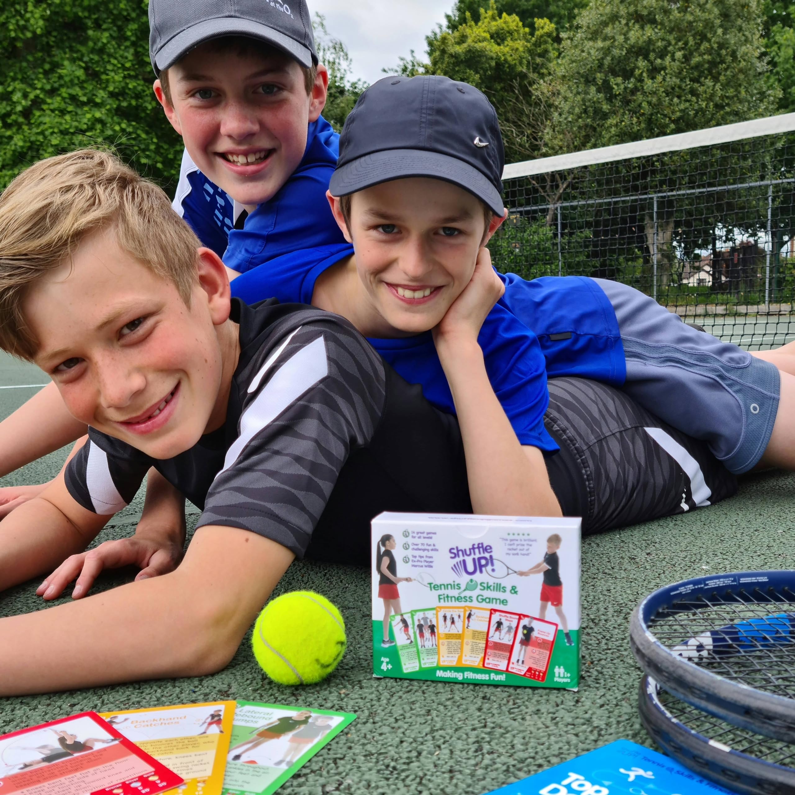 Shuffle Up Tennis Card Games are a family-friendly option for shared activity and bonding.