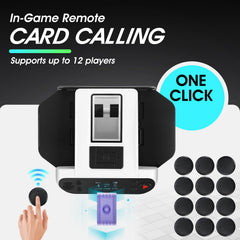 ShuffleBox G1 Pro 2025 setup for up to 12 players around the table