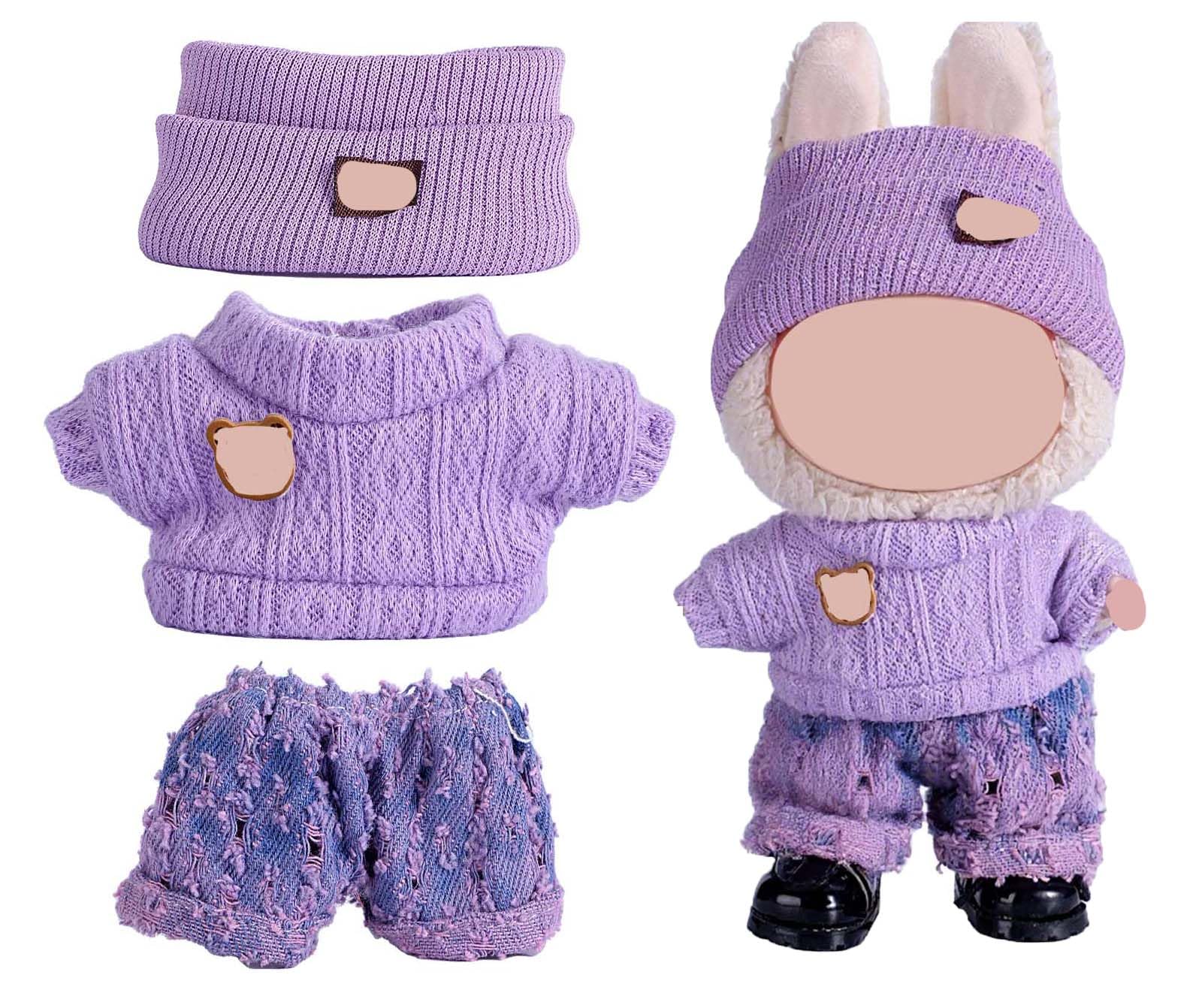 SHUOXUKE 17cm doll hat enhances playtime with cozy fall style.