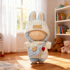 SHUOXUKE crochet doll set on display, handcrafted durability for play