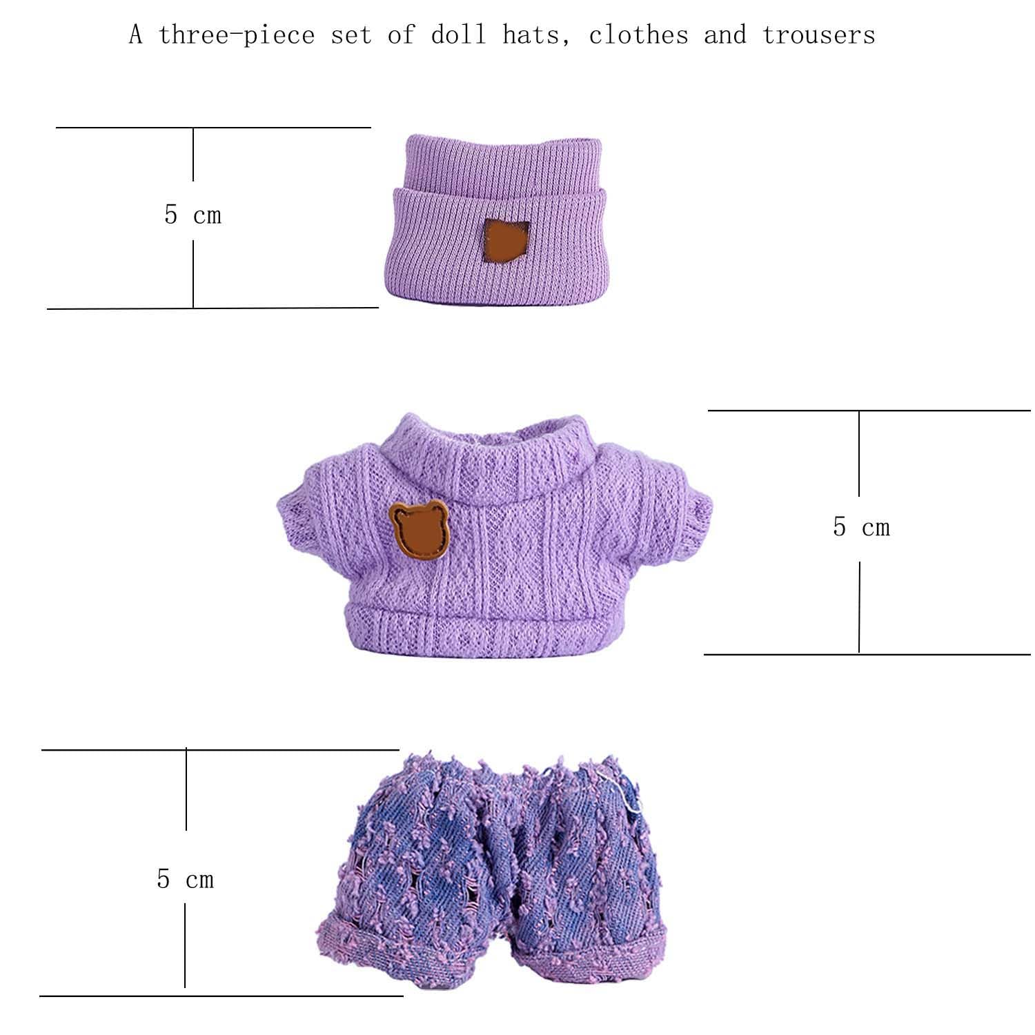 SHUOXUKE 17cm doll sweater offers easy dressing and versatile outfits.