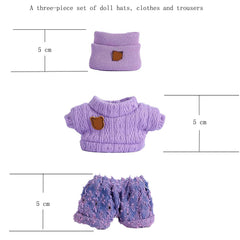 SHUOXUKE 17cm doll sweater offers easy dressing and versatile outfits.