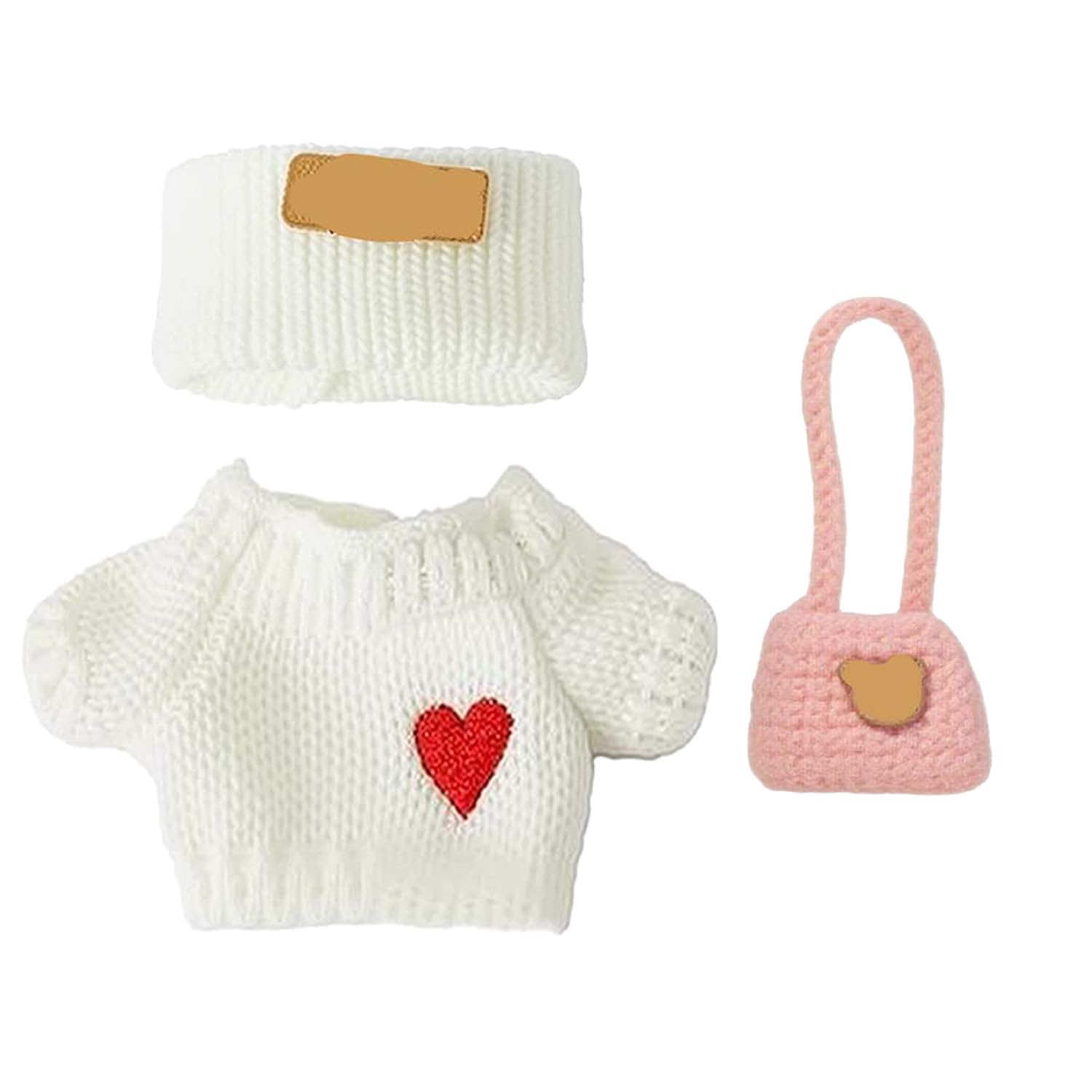 SHUOXUKE 17cm dolls white hat for effortless outfit changes