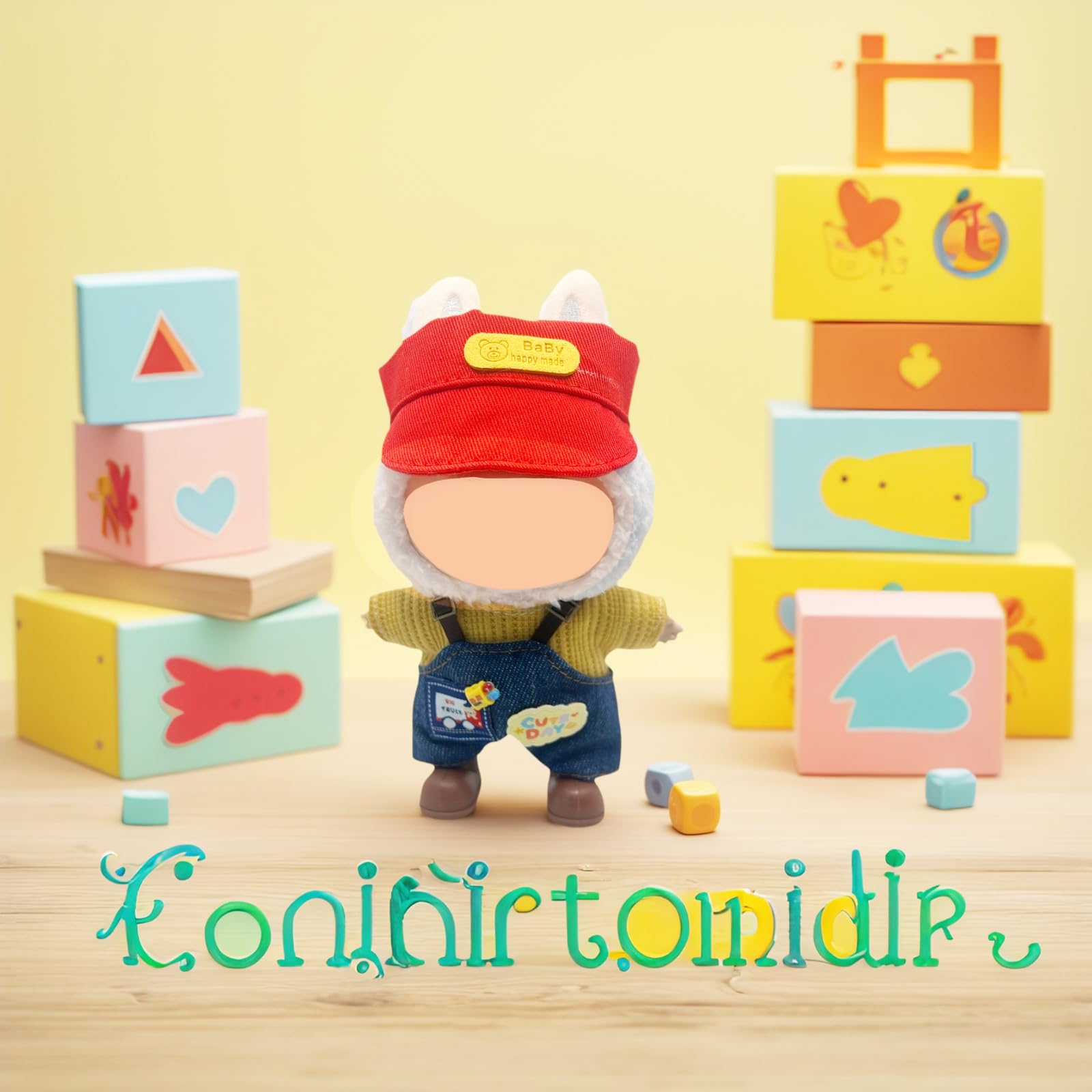 SHUOXUKE packaging and display visuals for the doll clothes set.