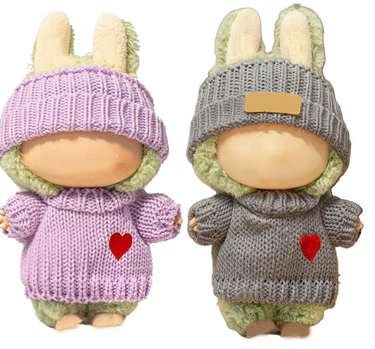 SHUOXUKE doll outfits for 17cm/15cm dolls, easy-fit, ideal for play and display