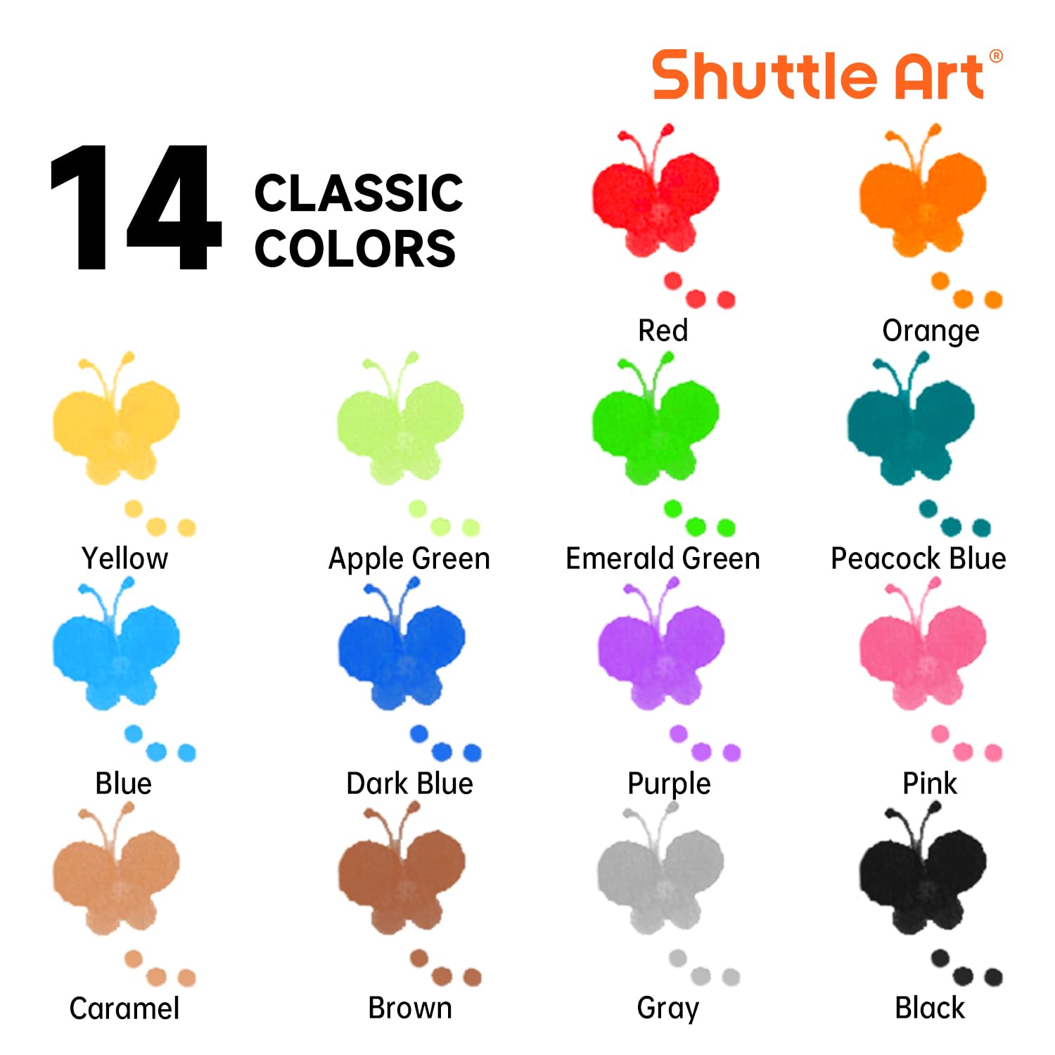 Shuttle Art bingo daubers with 20 patterns spark imaginative painting sessions.