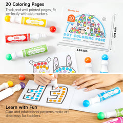 Shuttle Art 135 patterns encourage varied dotting pages for creativity.