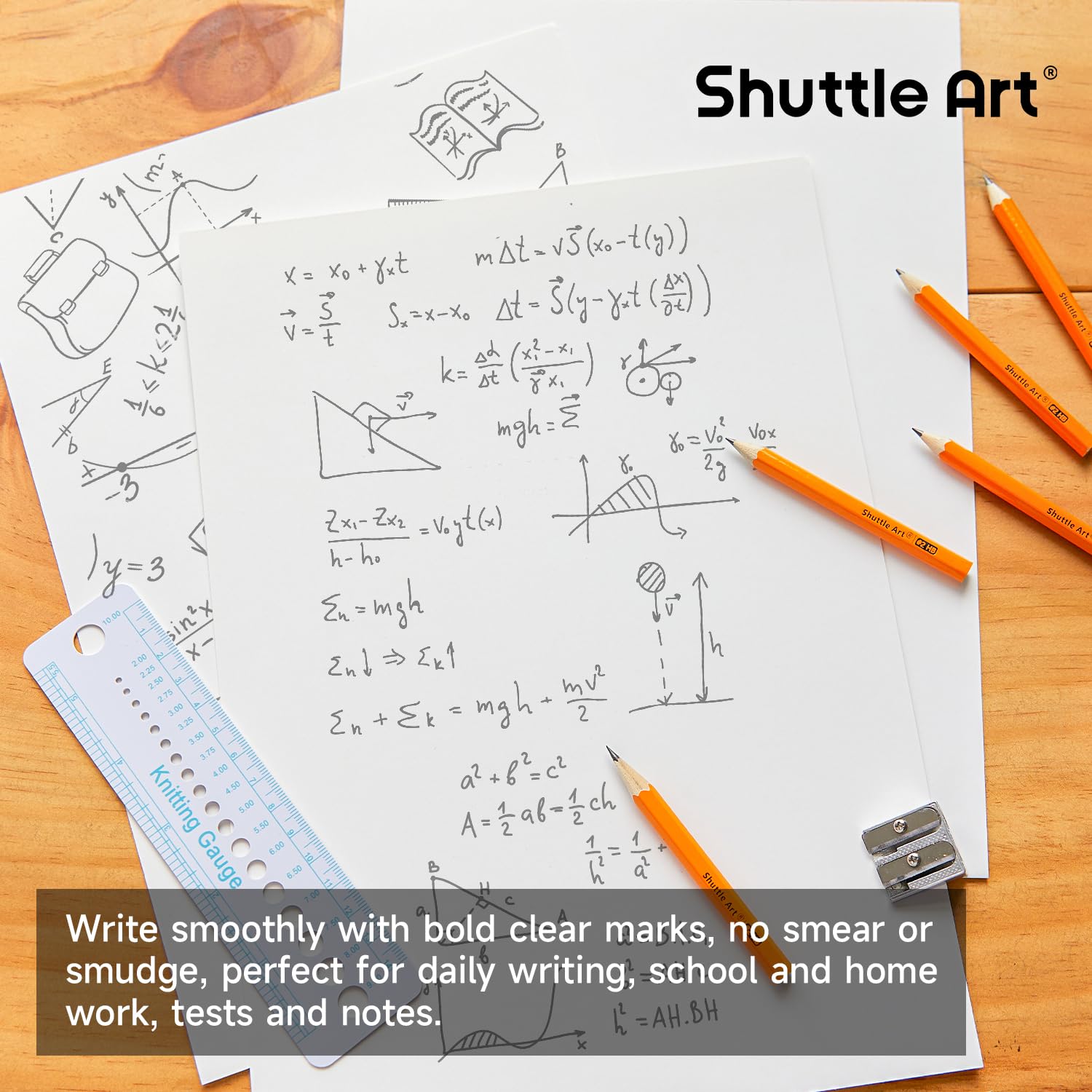Shuttle Art kids classroom pencils bulk, perfect for teachers and students