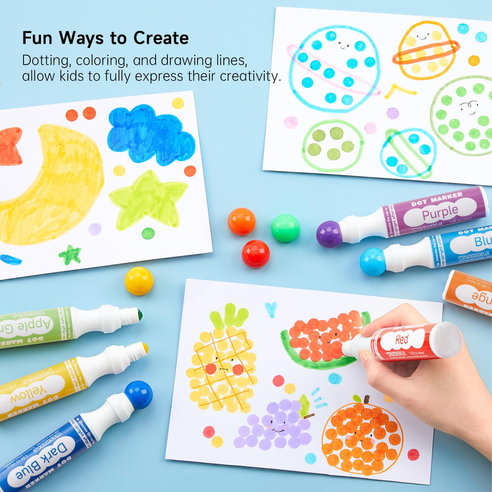 Shuttle Art non-toxic, acid-free ink safe for kids during art time.