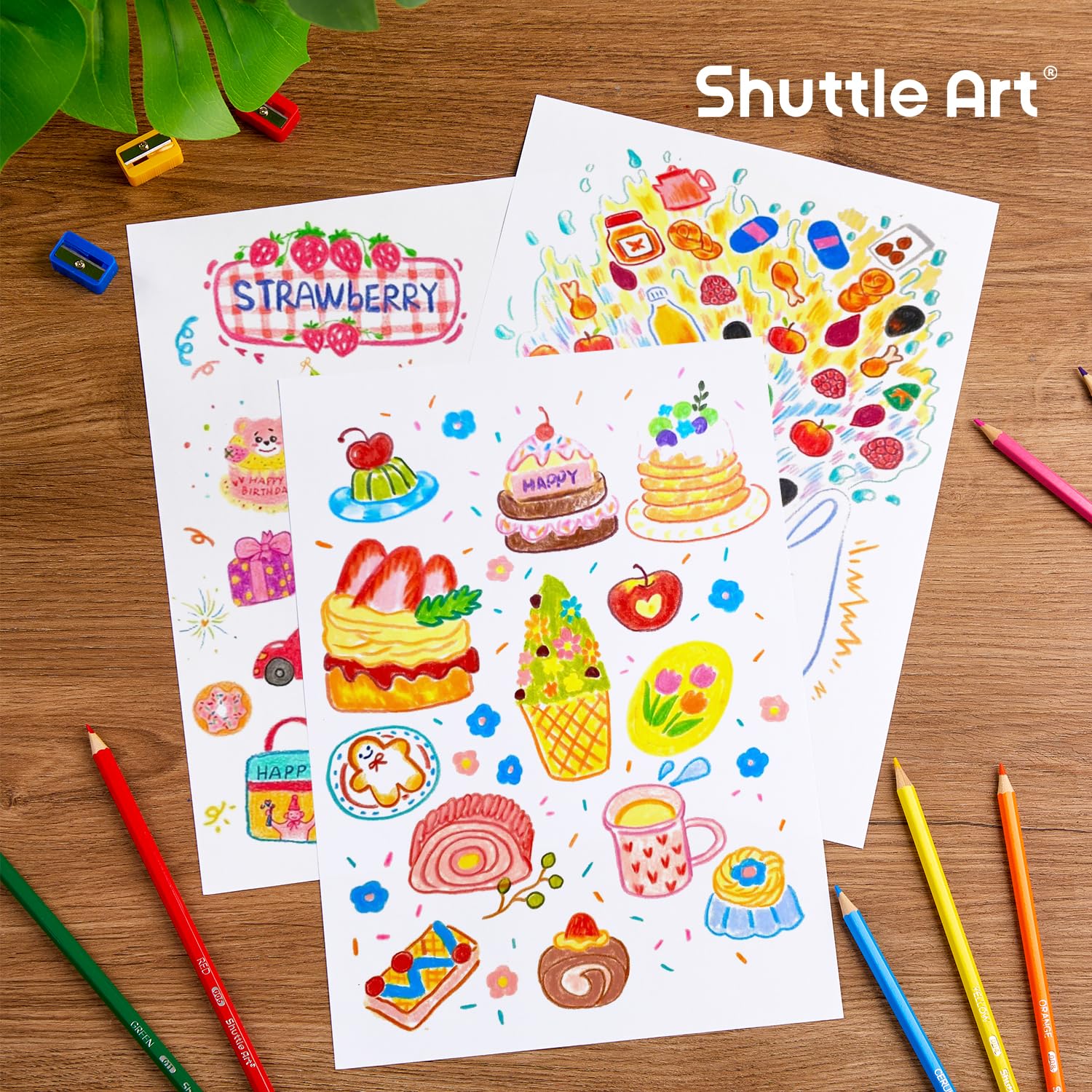 Shuttle Art non-toxic pencils meet safety standards for young artists.
