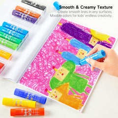 Shuttle Art Tempera Paint Sticks used on wood for craft projects